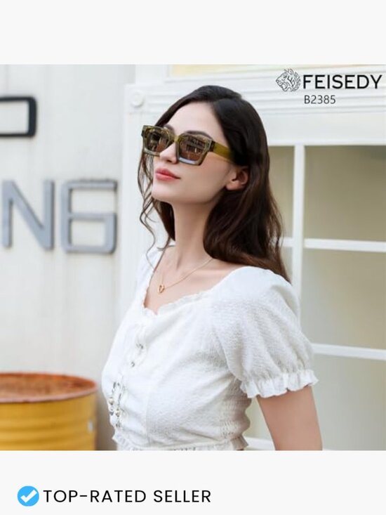 Retro 90s Square Sunglasses Chunky Rectangle UV400 Protection Trendy Y2K